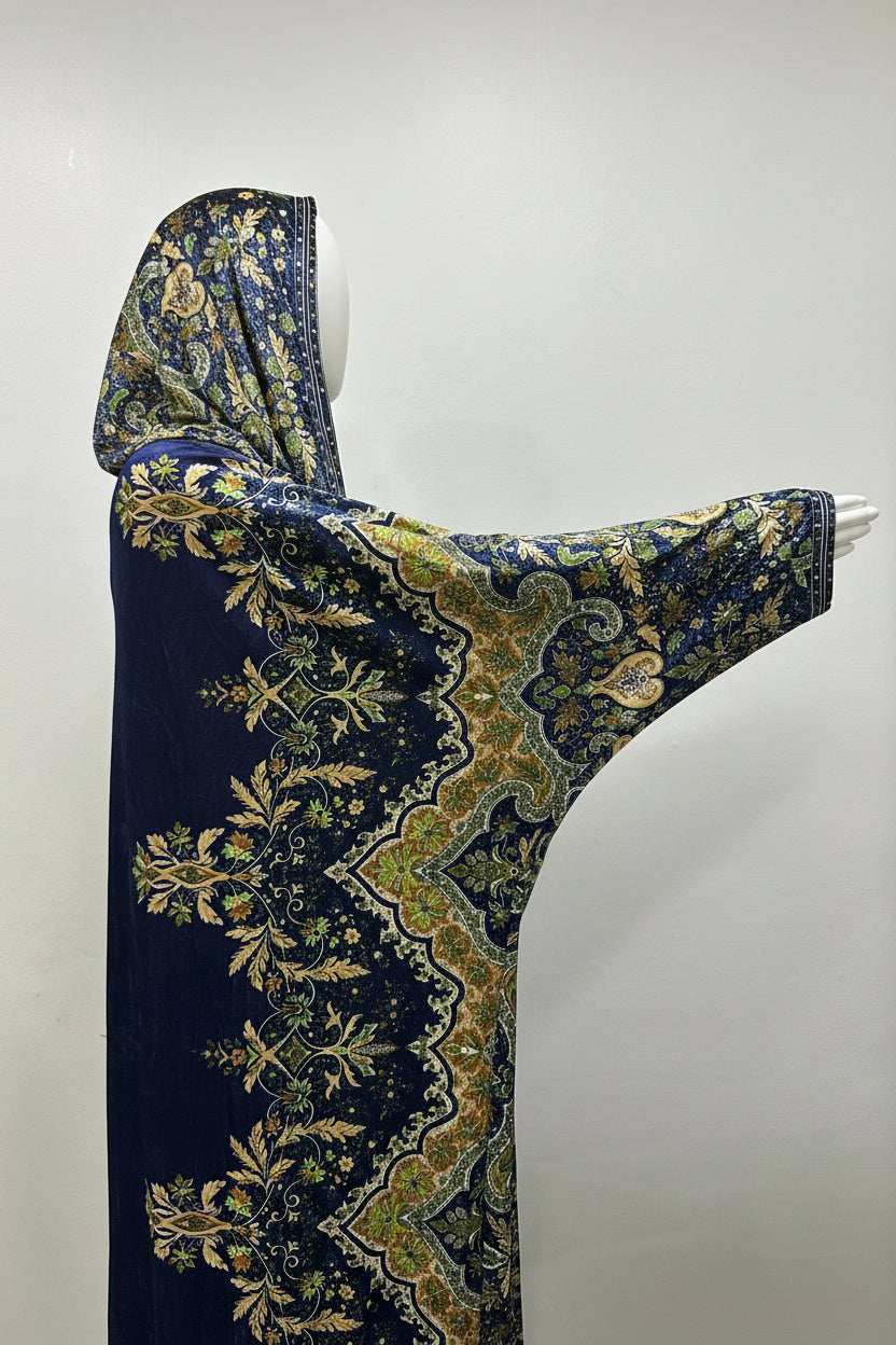Blue felt prayer dress