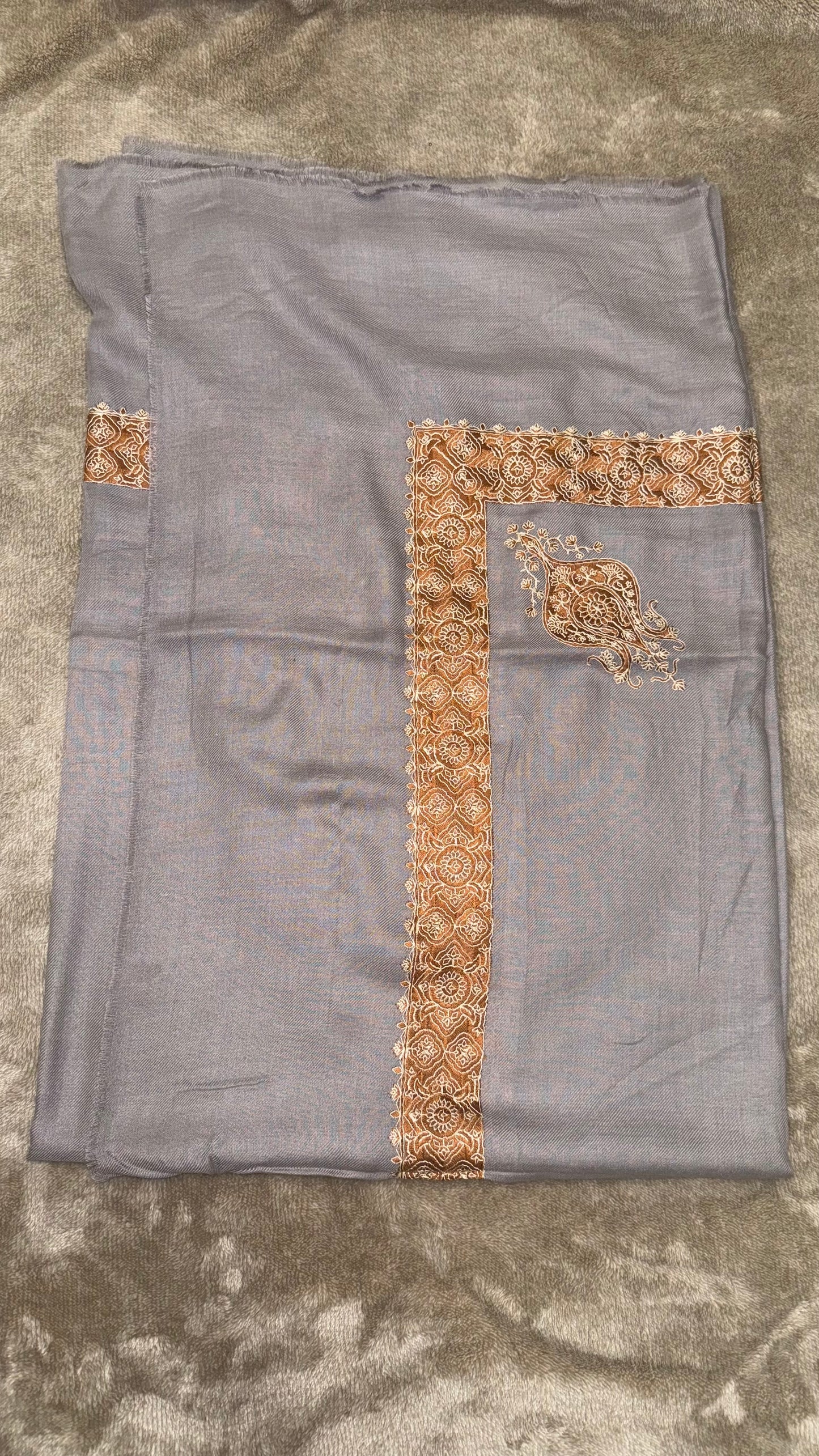 Grey X Imperial Orange Yemeni Shemagh