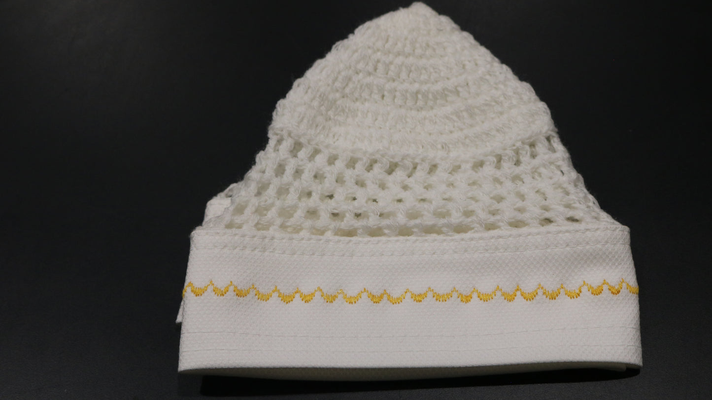 White X Yellow Semi Elastic Kufi