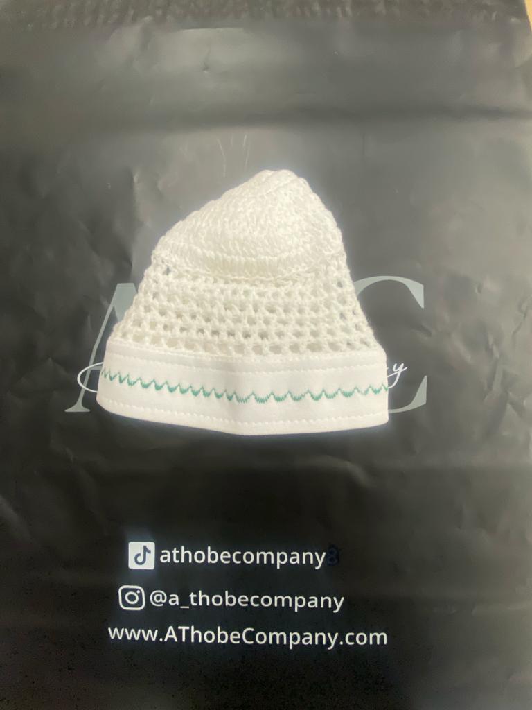 White X Green Kufi