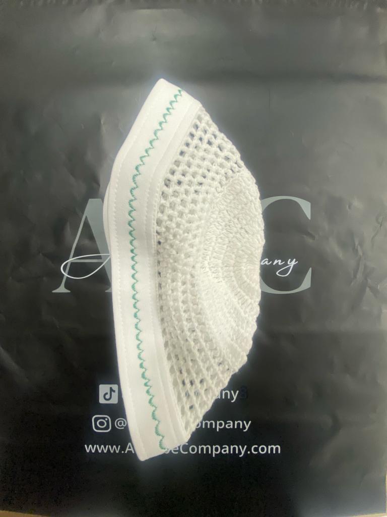 White X Green Kufi