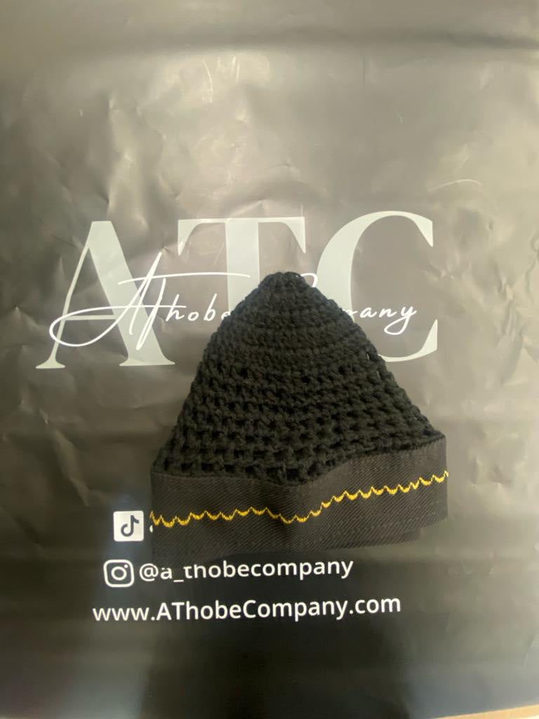 Matt Black X Black ft Yellow Kufi