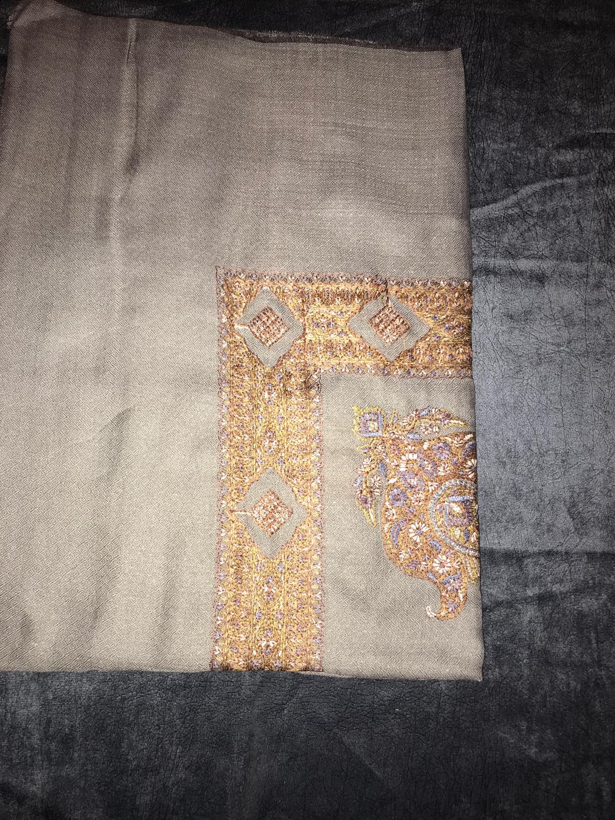 Brown x Russet ft Red Stitched Yemani Shemagh