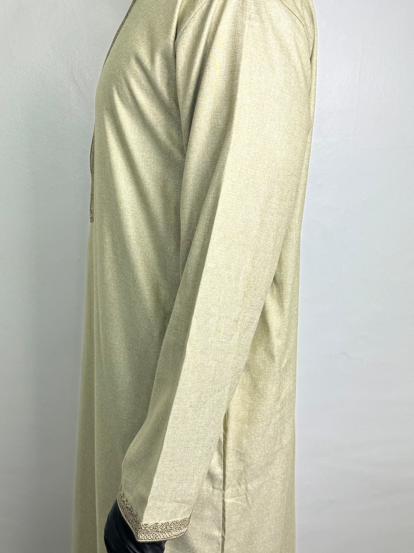 Light Caramel Summer Thobe 2.0 - Hooded