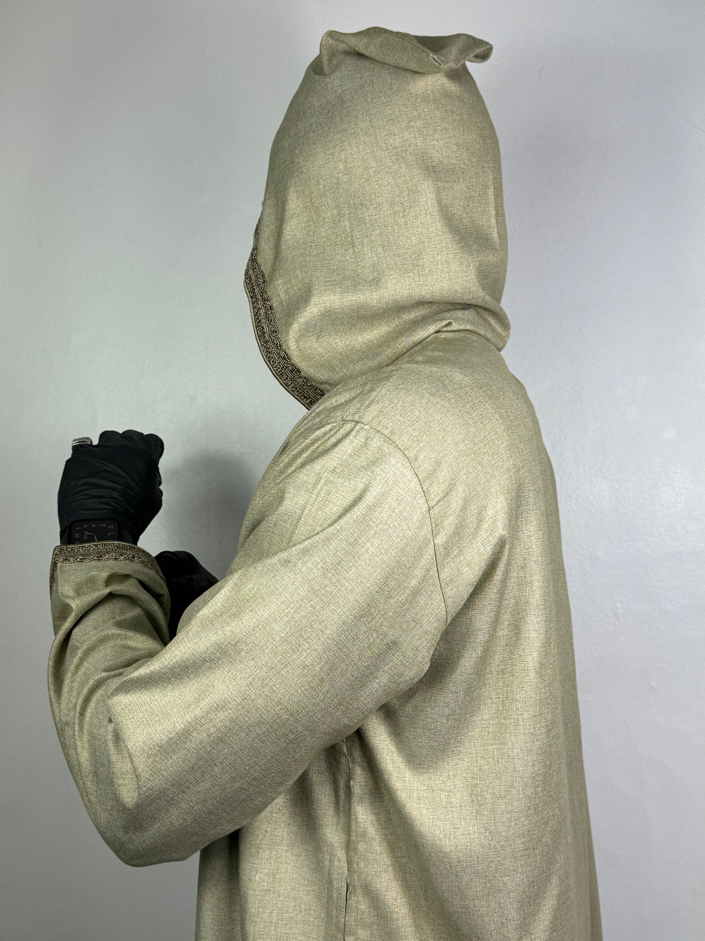 Light Caramel Summer Thobe 2.0 - Hooded