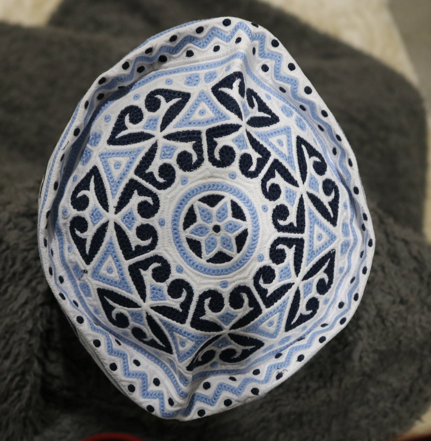 "Style It" Hat - Blue Butterfly
