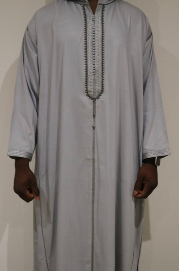 Grey Winter Overpiece - Hooded