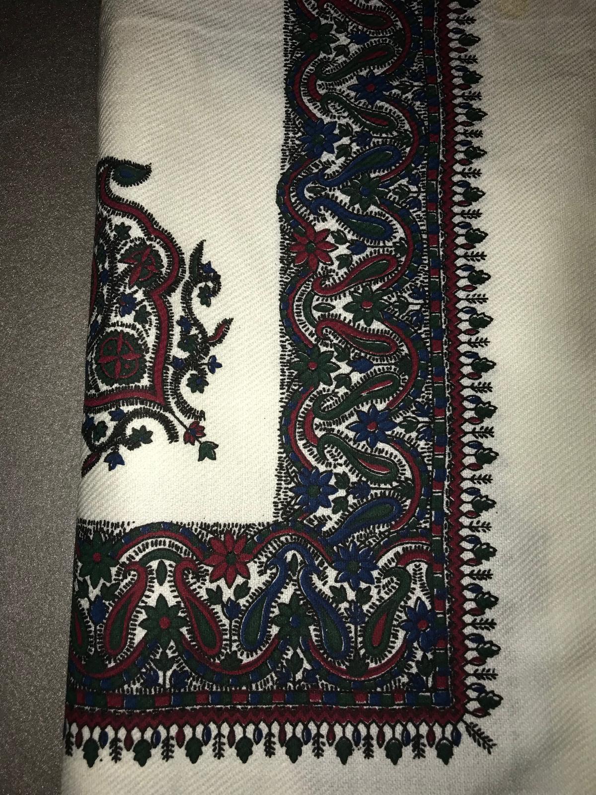 White X RGB Printed Yemeni Shemagh
