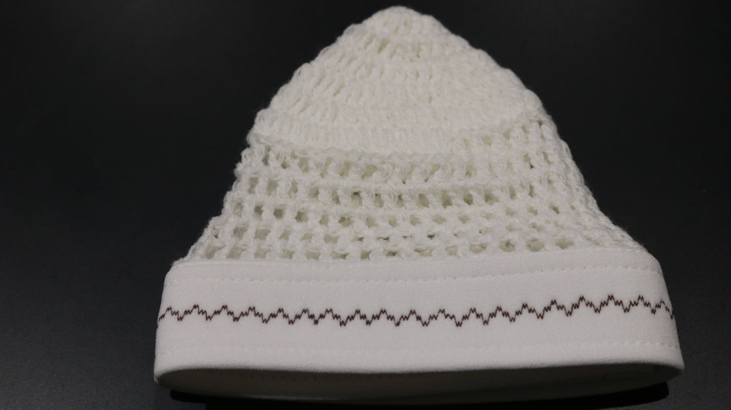 White x Brown Kufi