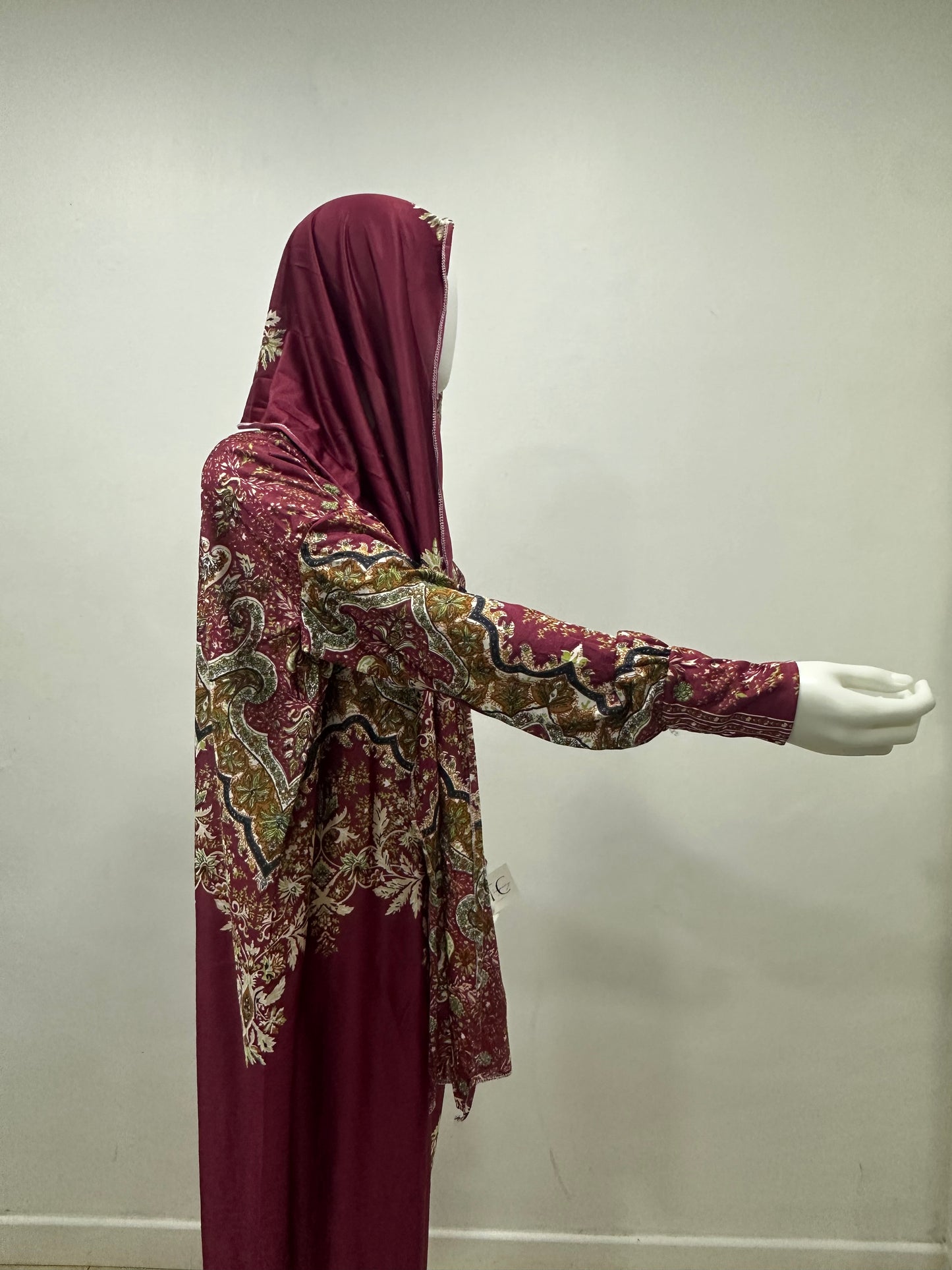 Elegant Rayon Linen Abaya Set