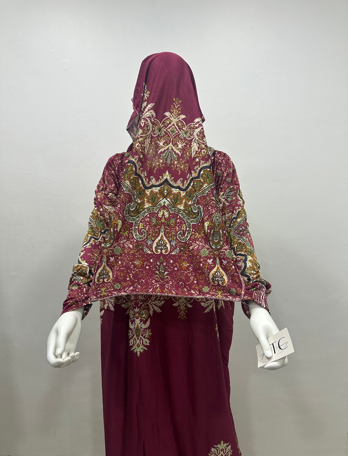 Elegant Rayon Linen Abaya Set