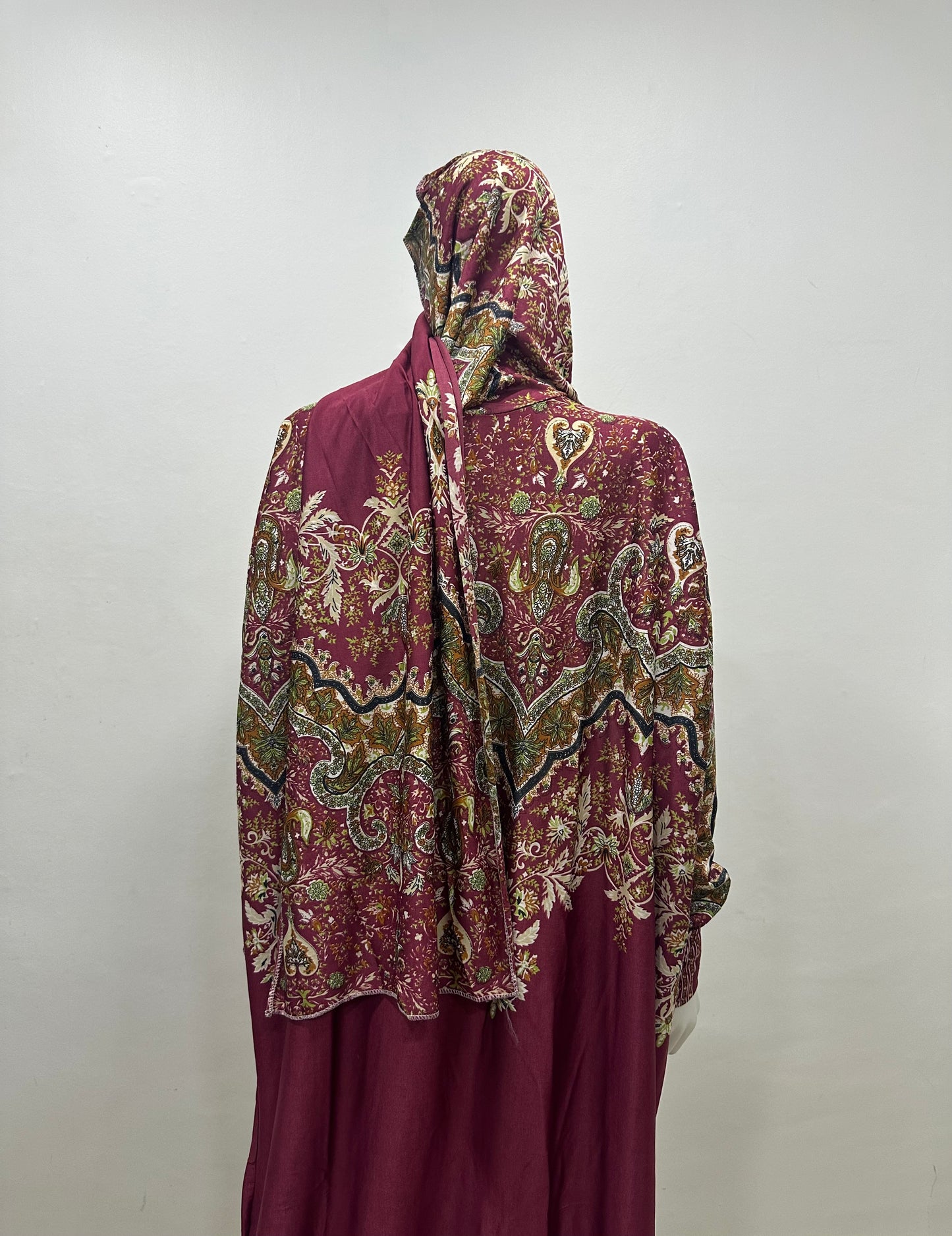 Elegant Rayon Linen Abaya Set