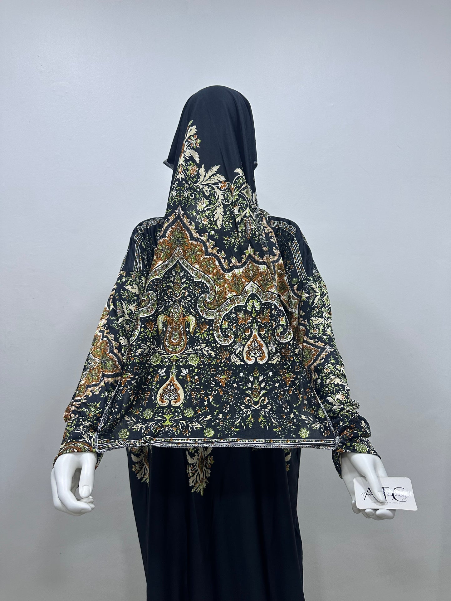 Elegant Rayon Linen Abaya Set