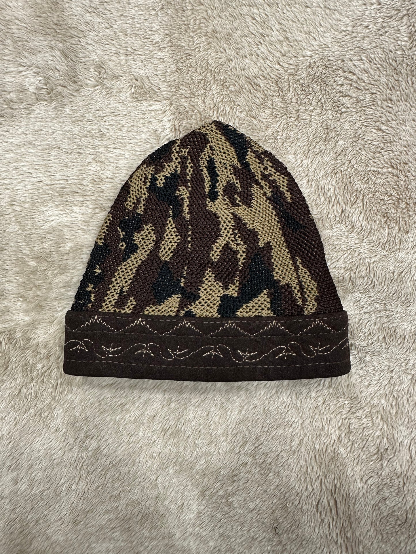 Brown Camo Kufi