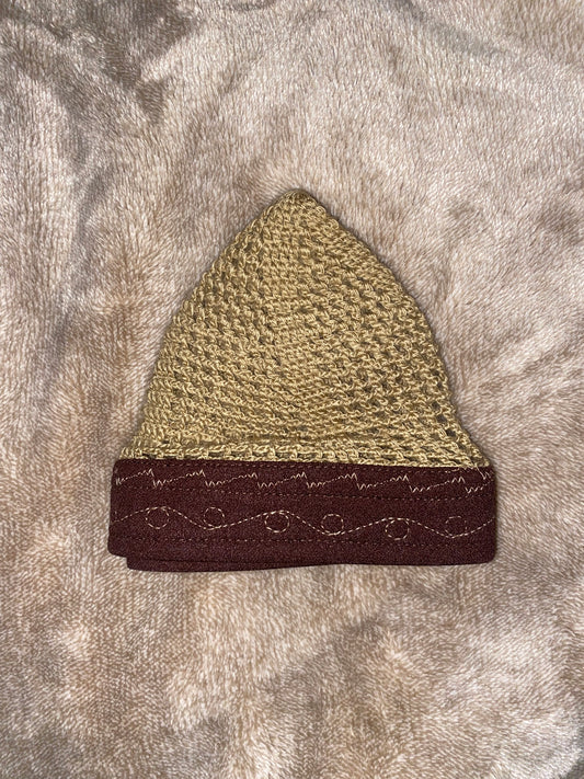 Premium Brown Fusion Kufi 2.0