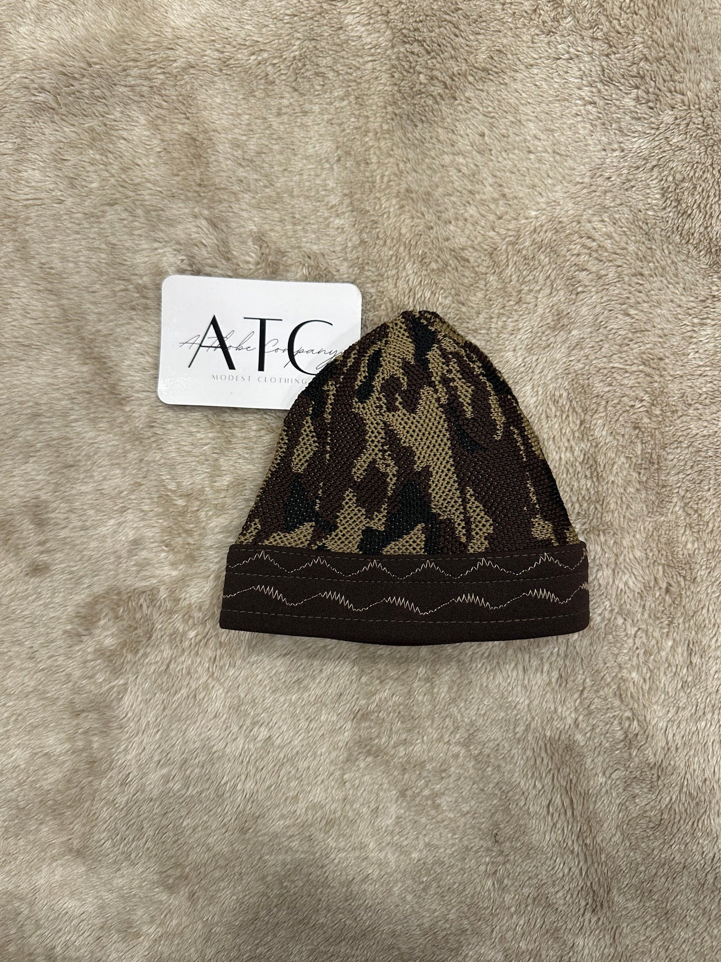 Brown Camo Kufi