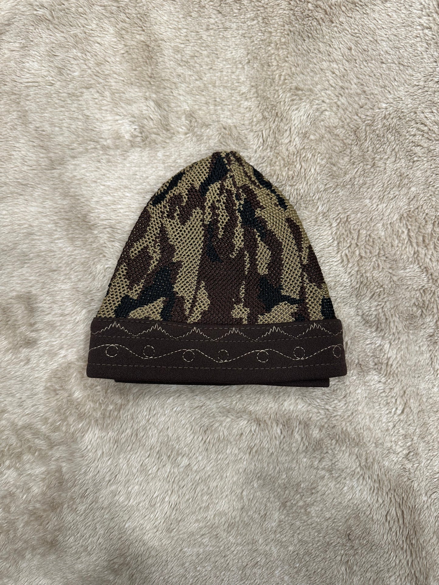 Brown Camo Kufi