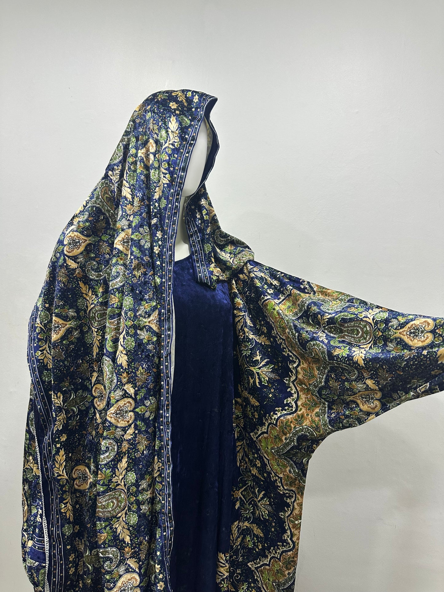 Blue felt prayer dress