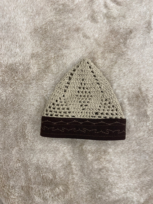 Premium Brown X Beige Kufi