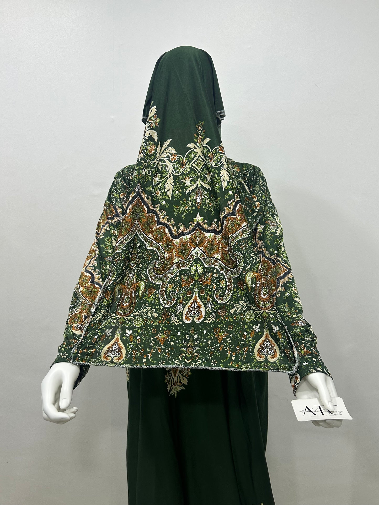 Elegant Rayon Linen Abaya Set