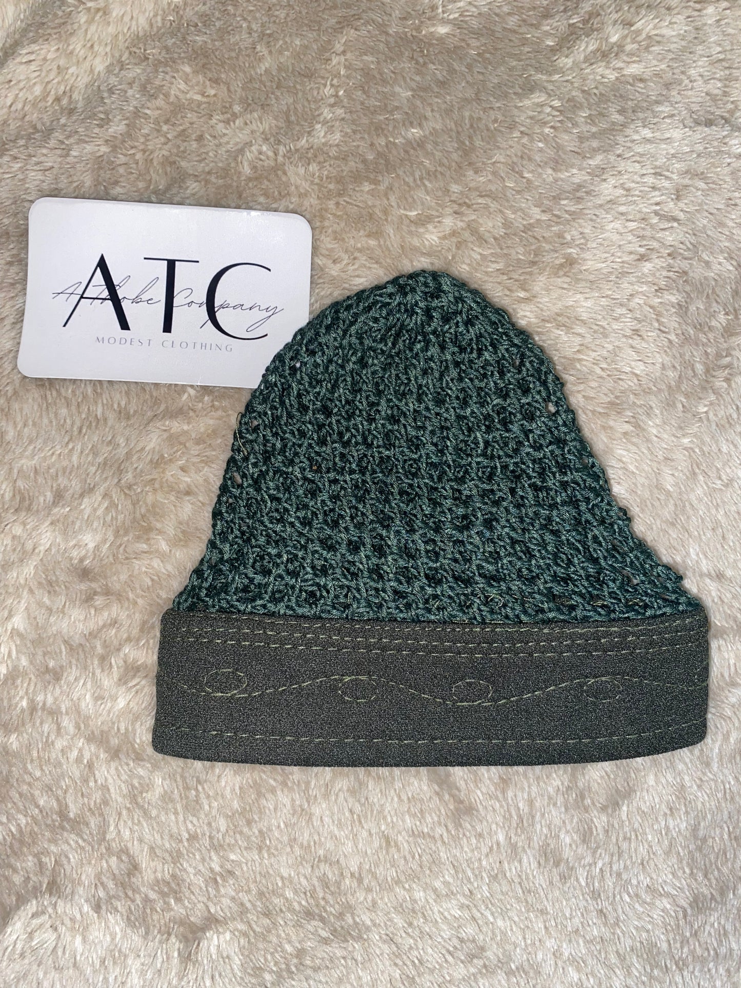 Premium Dark Green Kufi