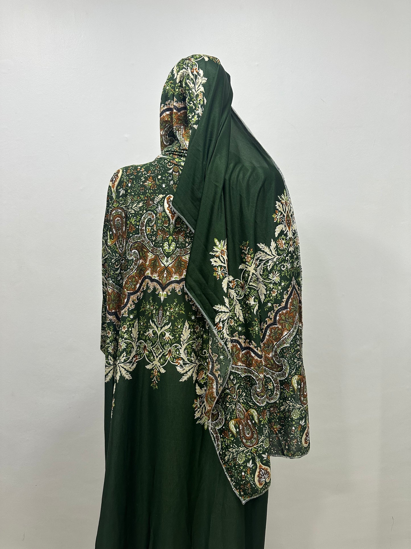 Elegant Rayon Linen Abaya Set